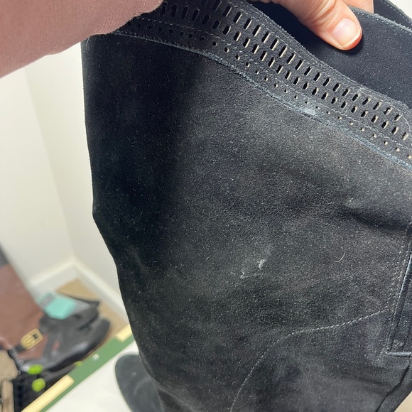 Vince Camuto Karinda Black Suede Over The Knee Boot Sz 10 - Picture 15 of 15